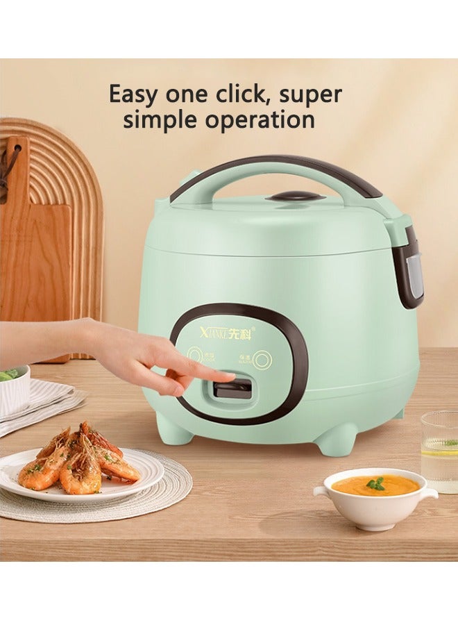 Electric Rice Cooker, 1.8l Small Rice Cooker, Portable Mini Rice Cooker, Small Travel Rice Cooker, Non Stick Inner Pot, Suitable for Dormitories and Households  - Image 3
