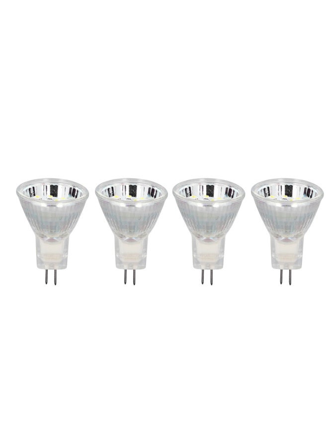 4PCS MR11 12LED Light Bulb 2W 300LM Spot Light Bulb Double Pin Base Landscape Light BulbCold White 6000K - Image 2