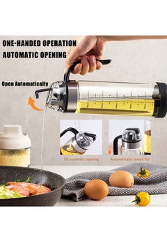 18oz Auto Flip Olive Oil Dispenser Bottle Leakproof Condiment Container With Automatic Cap and Stopper,Non-Slip Handle for Cooking.Perfect for Oil,Sauce,Vinegar - pzsku/Z180CCB92A00398F58572Z/45/_/1733129343/0fdd4224-0120-46aa-90f0-fc0ed9f881ee