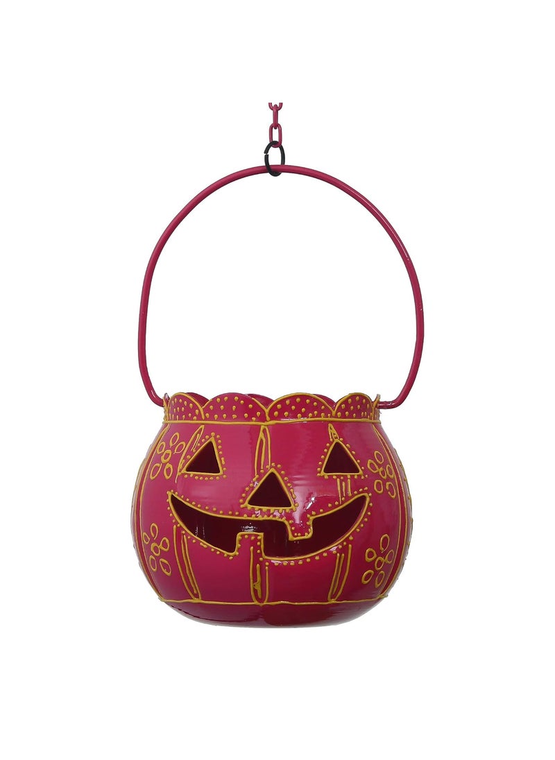 Webelkart Webelkart Premium Halloween Ball Tealight Holder with Hanging Chain for Christmas and New Year Decorations  - Image 1