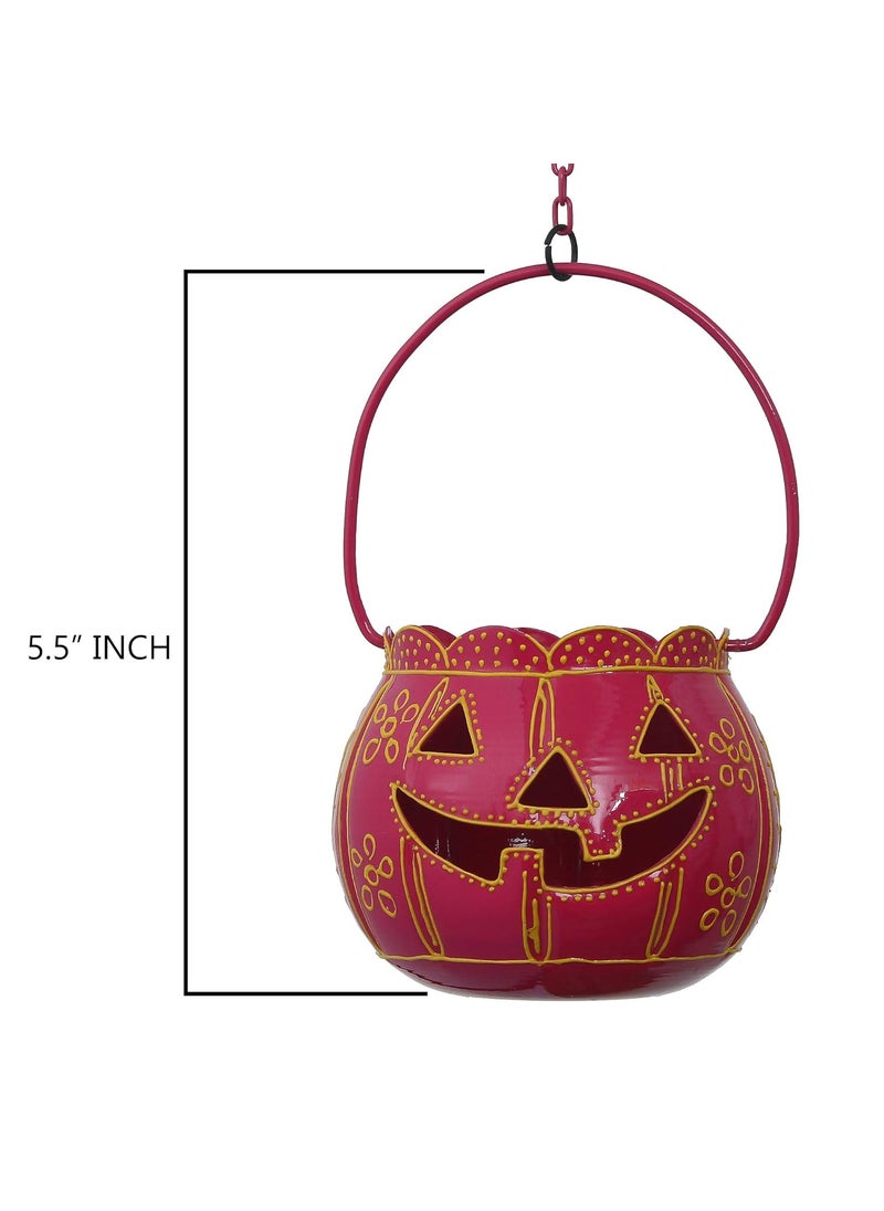 Webelkart Webelkart Premium Halloween Ball Tealight Holder with Hanging Chain for Christmas and New Year Decorations  - Image 3