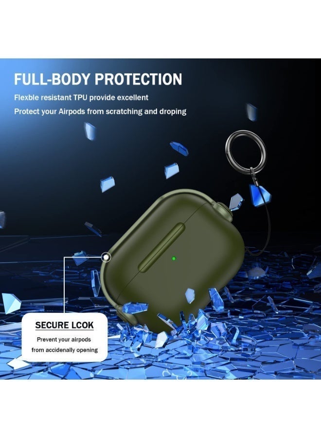 ANYOGRO Compatible with AirPods Pro 3 Case Cover for Women Men, Unique Musician Headset Design, PC Material Protective Case with Cleaner Kit and Keychain for AirPods Pro 3rd Generation 2025 - Image 3