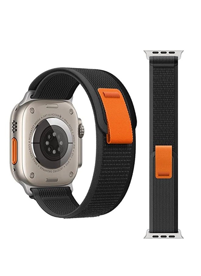 Muyixin - Nylon Loop Strap Compatible with Apple watch series 8/8 Ultra/7/6/5/4/3/SE - Image 1