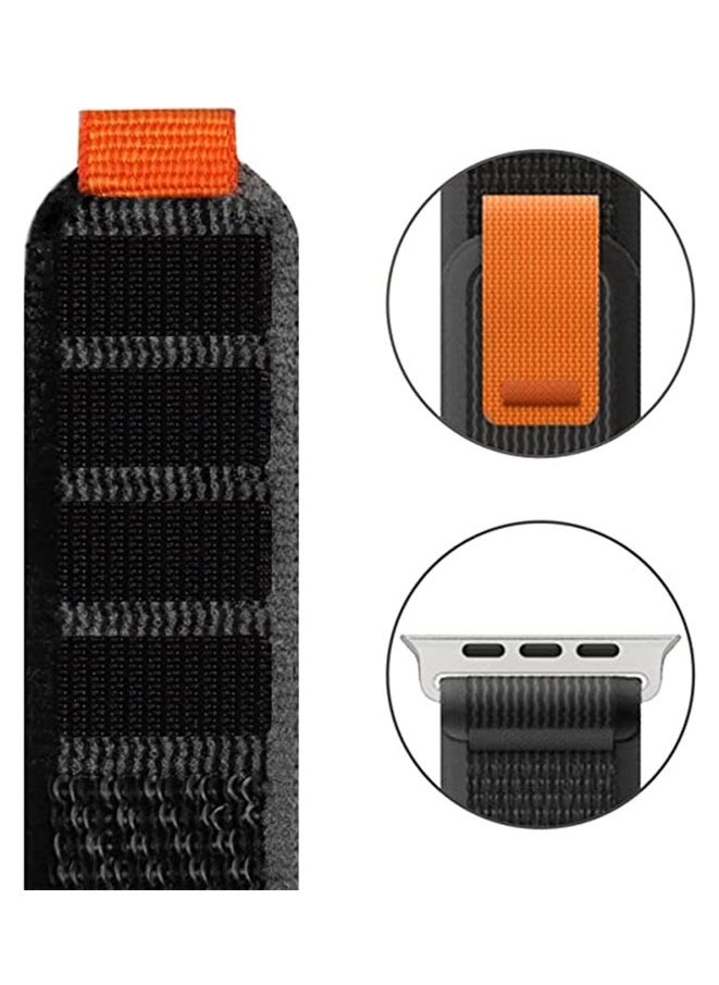 Muyixin - Nylon Loop Strap Compatible with Apple watch series 8/8 Ultra/7/6/5/4/3/SE - Image 1