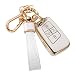 CACARLIKE for VW Volkswagen Key Fob Cover with VW Keychain Car Key Fob Case Compatible with Tiguan Jetta GLI Atlas Cross Sport Arteon Taos SEL Smart Key Protector Holder - Image 2