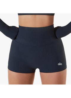alo alo Yoga shorts Women's Thread Quick Dry Breathable Fitness Running High waisted nude hip lift tights three minute hot pants 