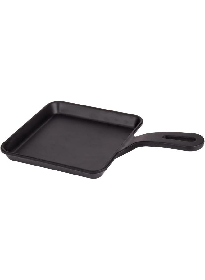 AKDC مقلاة سوداء عادية 30 سم × 20 سم × 2 سم - Image 1