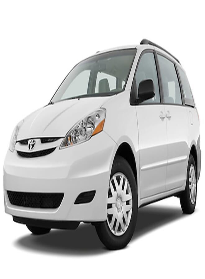 car Cover 2 Layers for Toyota Sienna CE 8 Passenger Minivan 2010  Waterproof, UV, Dustproof, Outdoor Convertible Cover (Two years warranty) - Image 1