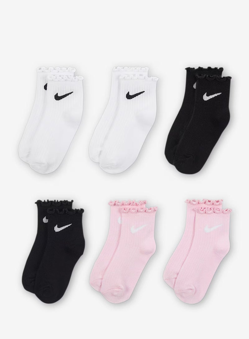 Nike جوارب كاحل للأطفال الصغار بتصميم حافة خس - Image 2