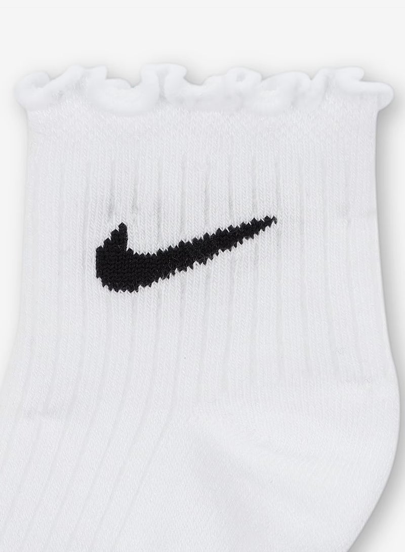 Nike جوارب كاحل للأطفال الصغار بتصميم حافة خس - Image 3