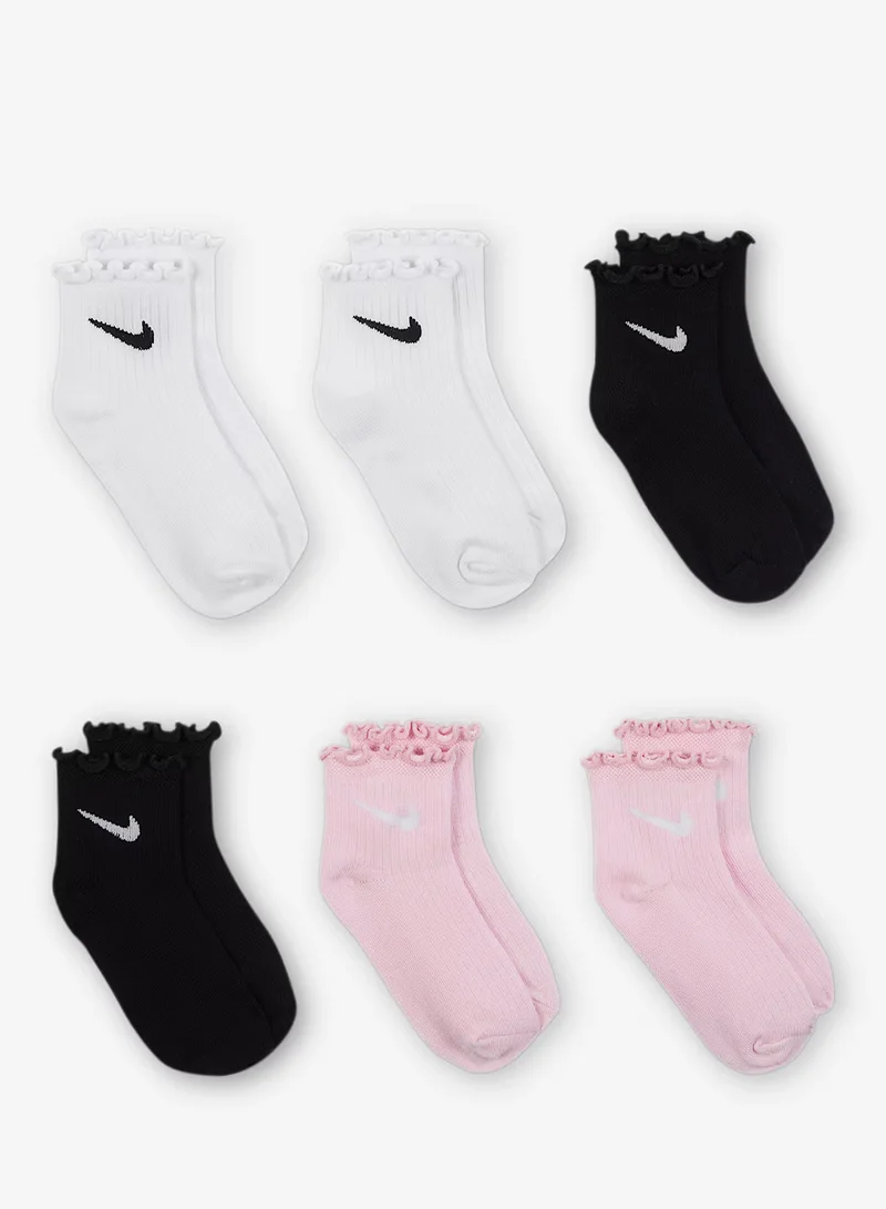 Nike Little Kids' Lettuce Welt Ankle Socks