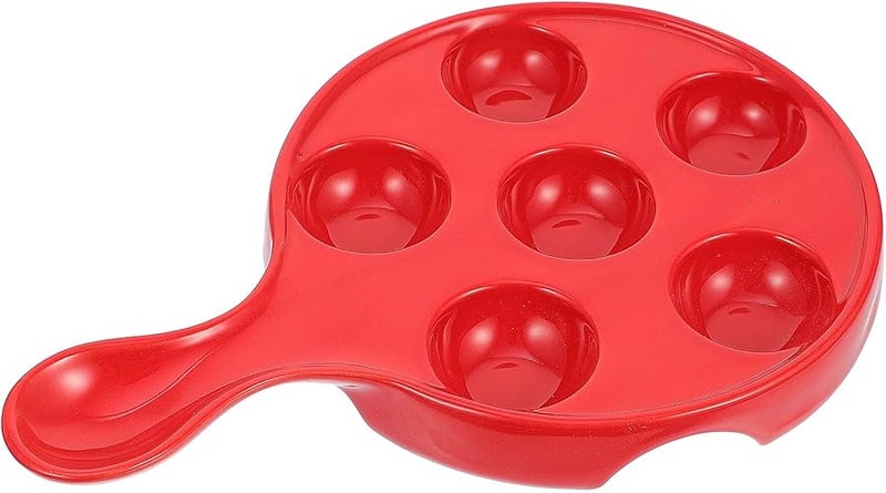 Ceramic Snail Plate With 6 Holes 10 Inch Baking Dish For Escargot Oven Kitchen - Image 1