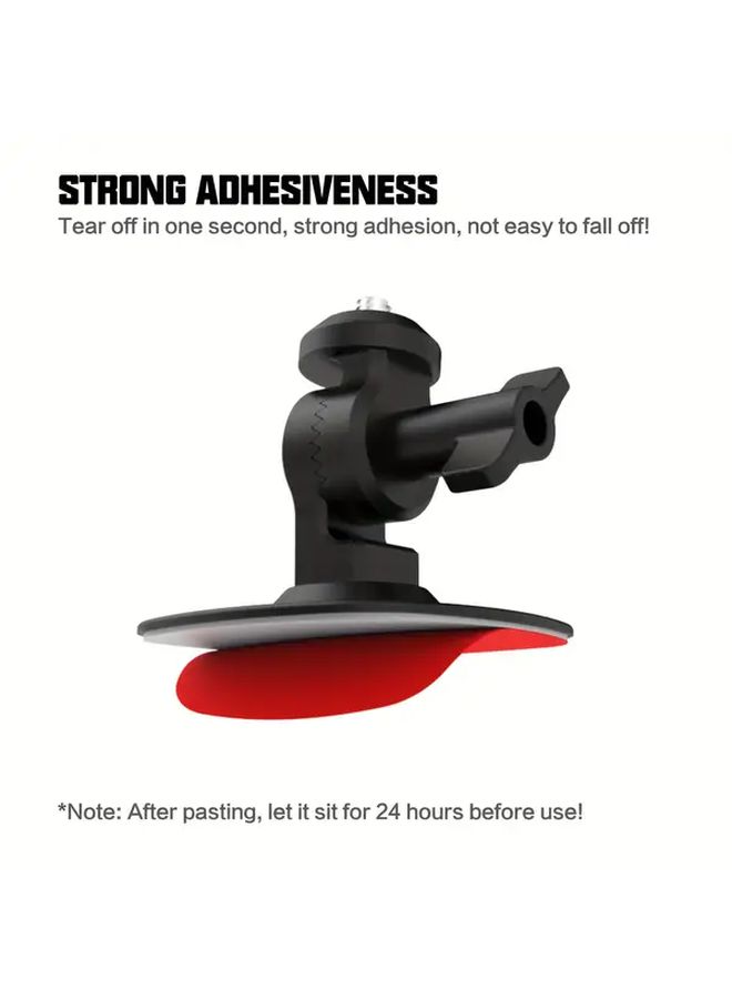 Extended Arm Bracket Flexible Base Mount Single Base For Insta360 X4 X5 GoPro DJI Action Action Camera Cycling Photography Skiing Surfing Racing Video Recording Accessory Kit - Image 4