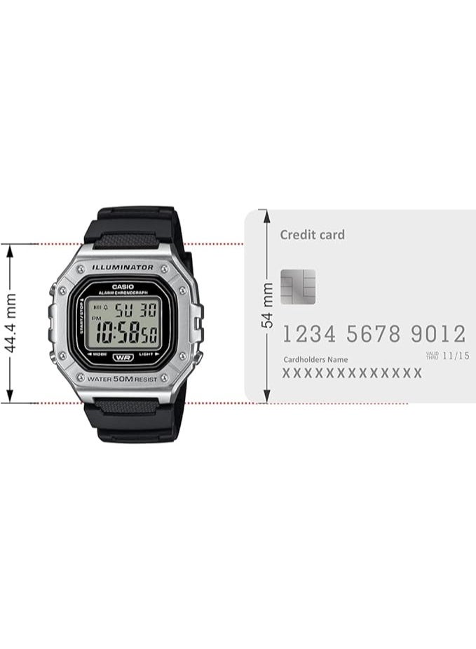 CASIO Resin Digital Watch W-218HM-7AVDF - Image 4
