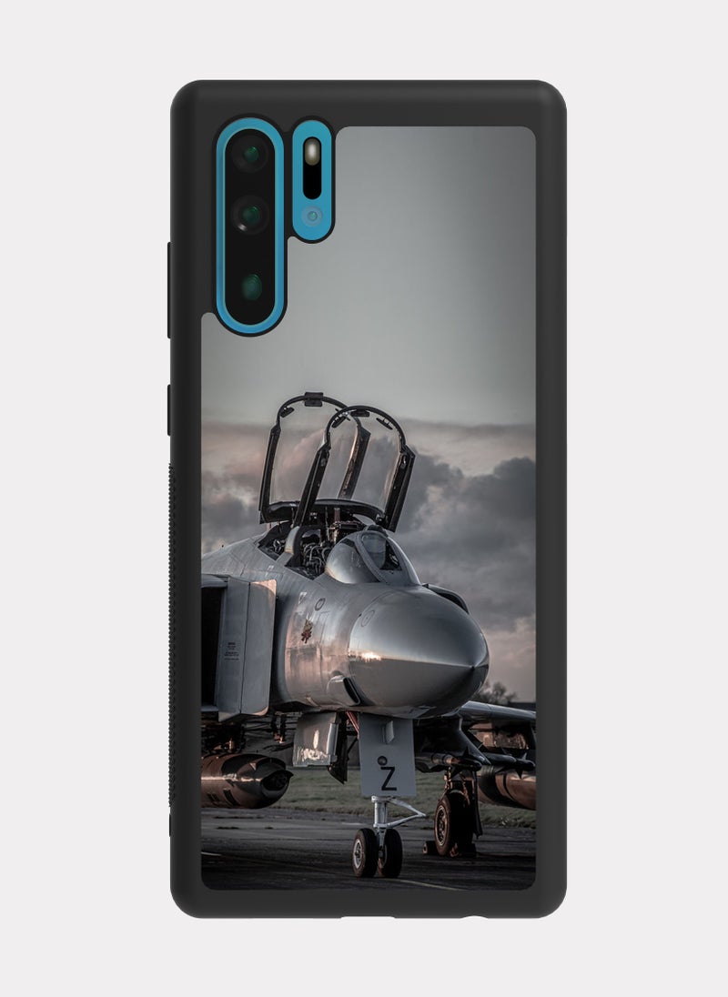 بكسلات كفر هواوي بي 30 برو طائرة حربية ابيض - Image 1