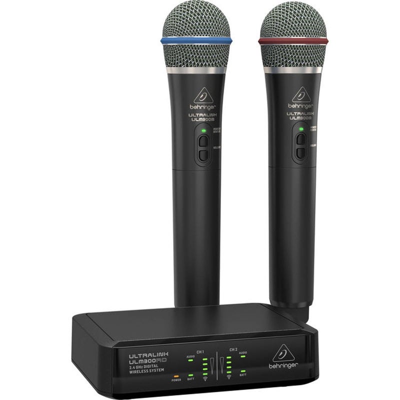 Behringer ULM302MIC Wireless Dual Handheld Microphone System - Image 1