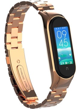 Techmaster Xiaomi Mi Band 5 Mi Band 6 Tme Steel Steel Band Strap 