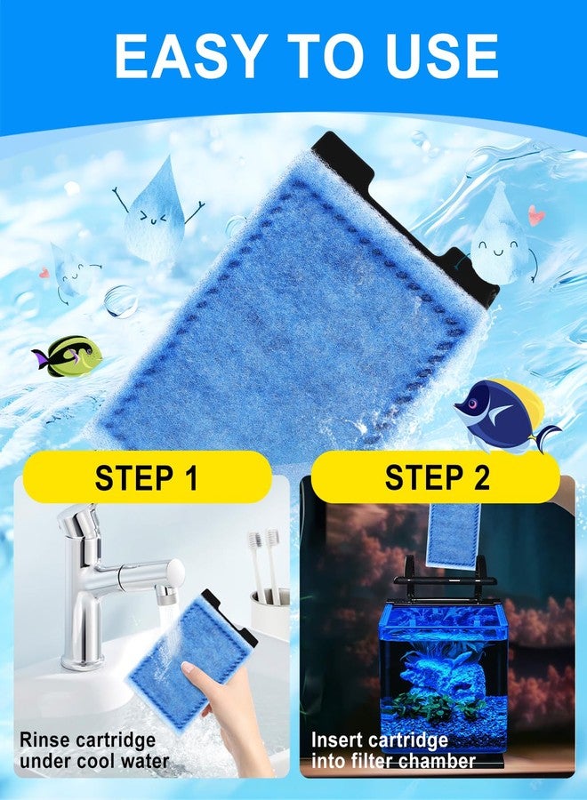 Cunina 10 Pack Rite-Size Z Filter Cartridges Compatible with Marineland Eclipse System 2/3, Aquarium Filter Cartridge Compatible with Marineland Hidden Filtration System 5, Contour 3/5 - Image 5