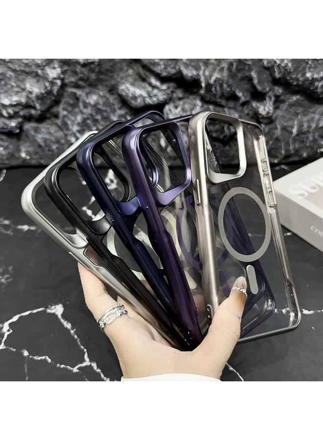 S-TOP Case For iPhone 13 Pro Max Blade Electroplating Frosted MagSafe Magnetic Phone Case - Image 3