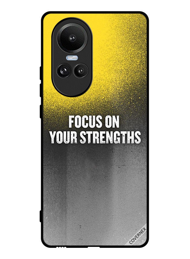 Covernex Protective Case Cover For Oppo Reno10 Focus On Your Strengths - Image 1