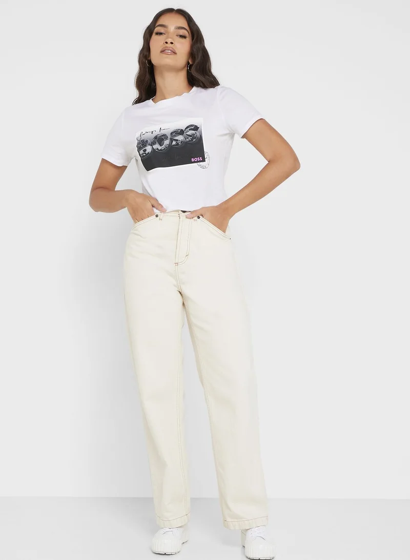 BOSS Crew Neck Logo T-Shirt