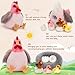 BENINY 8Pcs Chicken Stuffed Animal Stuffed Pink Hen with Little Baby Chicks and Coop Plush Toys for Kids Hit of Christmas Farm Party - Image 4