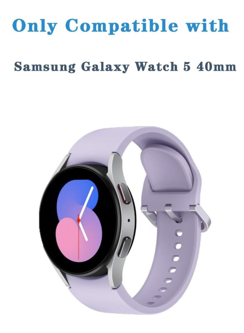 SARAOONT Samsung Galaxy Watch 5 40mm 4 Pack 10H Glass Screen Protector Anti Scratch HD Clarity Bubble Free Easy Install - Image 2