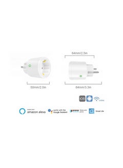 Zigbee WiFi Smart Plug Outlet Compatible with Alexa,Google Assistant,SmartThings,IFTTT,ZigBee Hub Required,EU,16A - pzsku/Z180DD756117F3AF6B90AZ/45/_/1740034725/8a1a4fd2-1a73-4527-8fb5-905b01715308