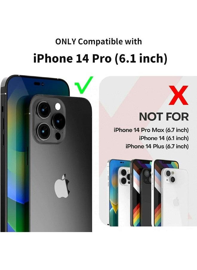 Generic - Magnetic MagSafe (4in1) Clear Magnetic Case for iPhone 14 Pro with Screen Protector, Full Back Protection and Camera Lens Protector, Complete Coverage Set for Apple iPhone 14 Pro - Image 1
