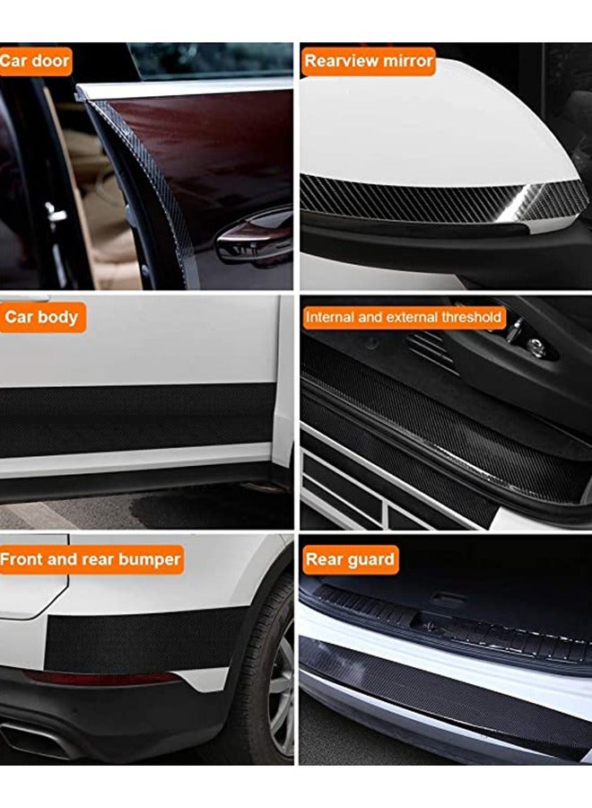 Generic 3 cm x 10 meters Carbon fiber protection cover for car door bumper  - Image 2