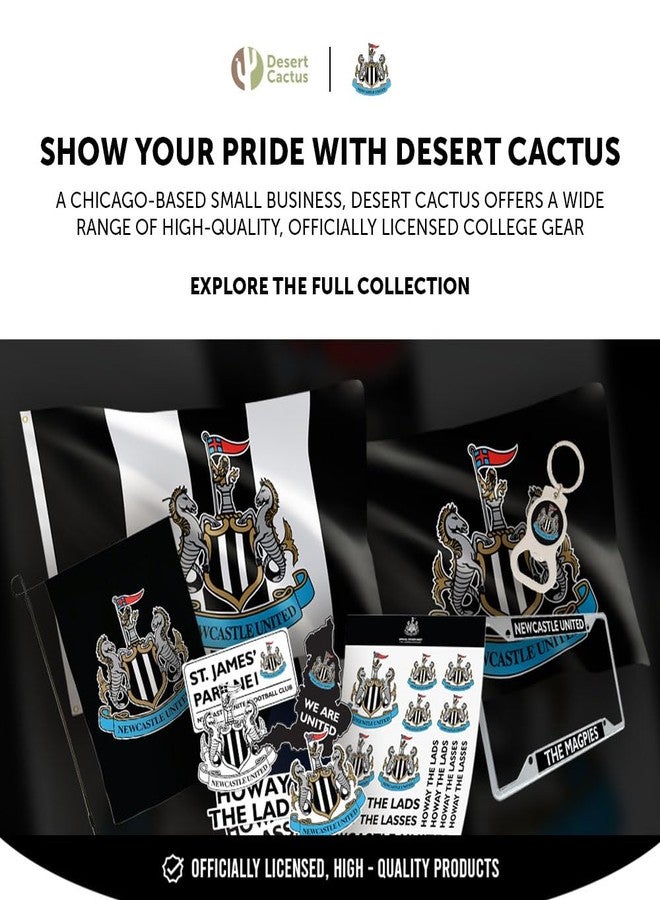 Desert Cactus Newcastle United FC Keychain Bottle Opener NUFC Magpies English Football Club Soccer Car Keys Official Fan Gear (Design A) - Image 5