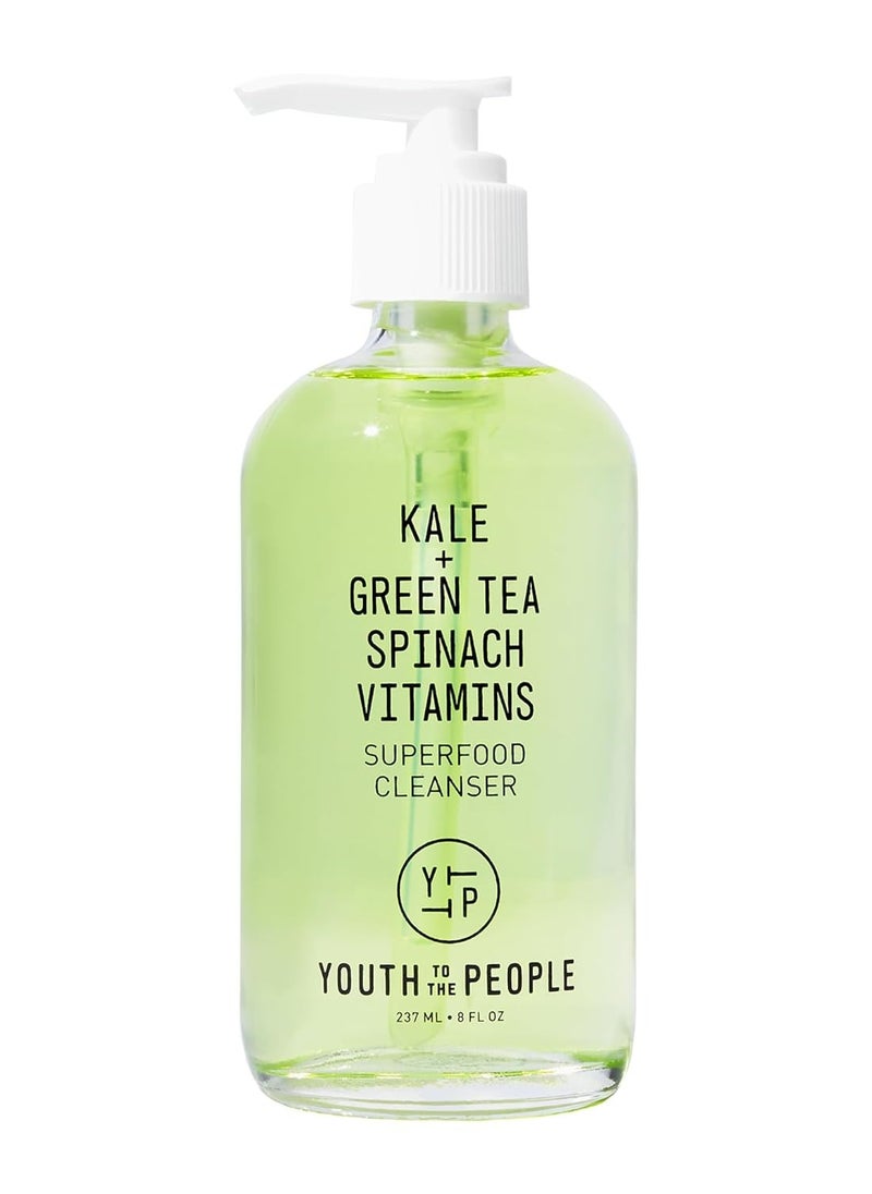 Youth To The People - Youth To The People Superfood Facial Cleanser - Kale and Green Tea Cleanser - Gentle Face Wash, Makeup Remover + Pore Minimizer for All Skin Types - Vegan - Image 1