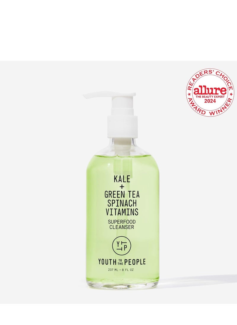 Youth To The People - Youth To The People Superfood Facial Cleanser - Kale and Green Tea Cleanser - Gentle Face Wash, Makeup Remover + Pore Minimizer for All Skin Types - Vegan - Image 1