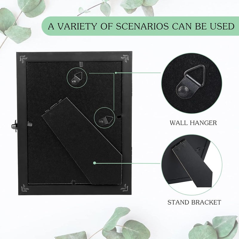 Macarrie 3 Pcs Insect Display Case Wall Mount Clear Bug Display Case Collection Box with Anti Fade UV Protection Top Eva Foam Pin 300 Pcs and 3 Sizes Pins Insect Shadow Box for Butterfly Specimen  - Image 4