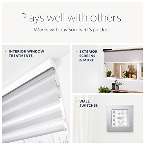 Somfy Remote Situo 1 Pure – 74300 RTS Single Channel Remote Control for 1 Motorized Shade or Group – RTS Only (Not Zigbee/Wi-Fi/Z-Wave) – Includes Wall Holder – Elegant White - Image 5
