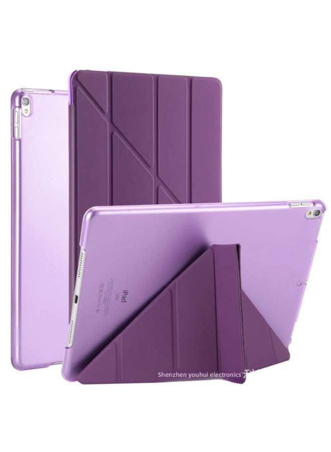 Protective Case For Ipad Pro 10.5 2021 9.7 Universal Transformer Air4 Shell Matte Set Digital Computer Ipad Protective Cover-Color:Purple-Applicable Model:mini4/mini5 General - Image 1