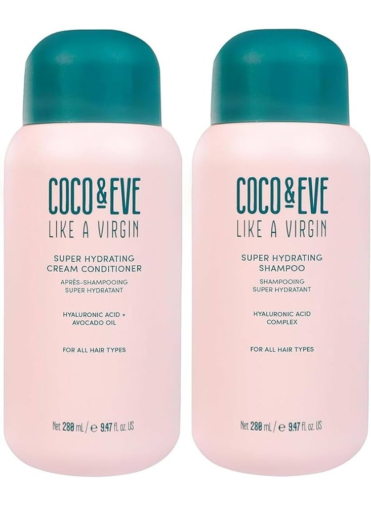 Coco & Eve Like a Virgin Super Hydrating Shampoo & Conditioner Bundle 288ml