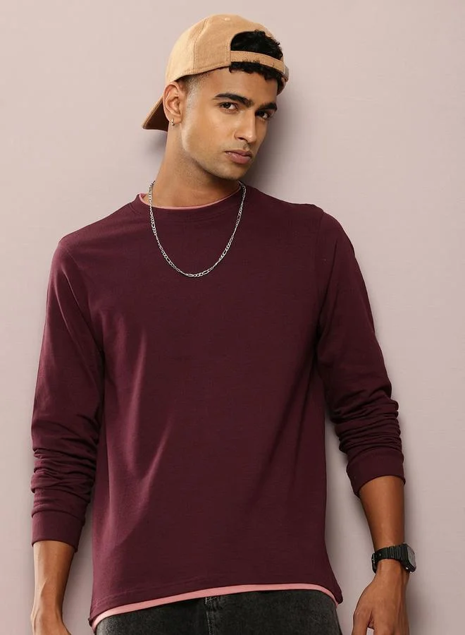 ديلينجر تيشيرت بياقة دائرية وقصة عادية للرجال