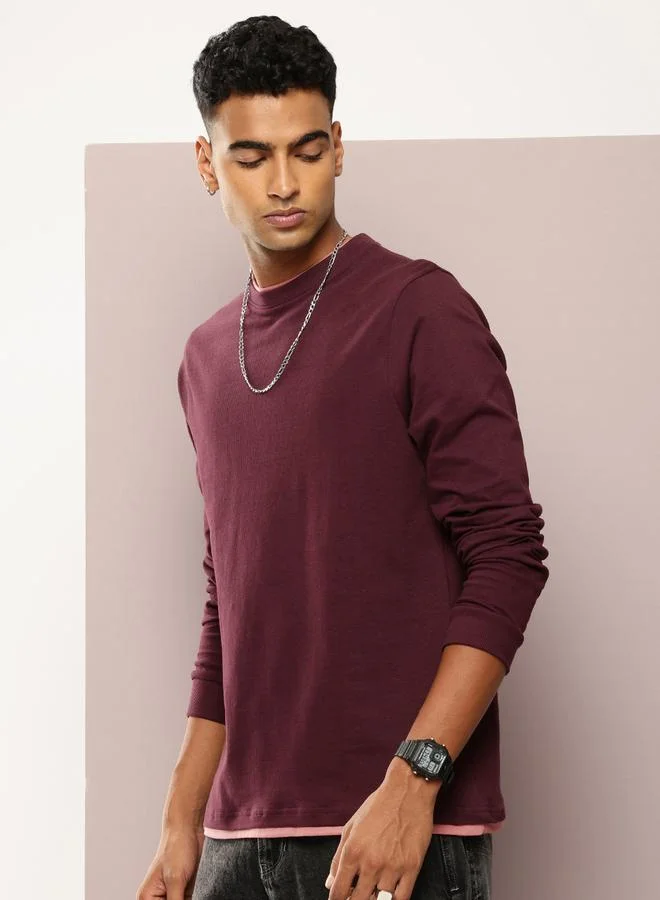 Dillinger Men Regular Fit Crew Neck T-Shirt