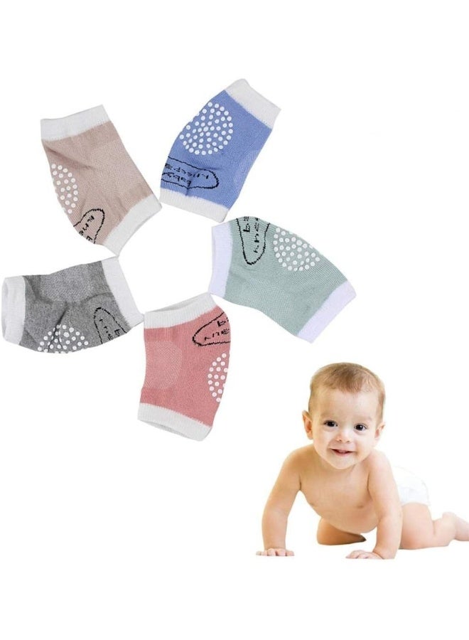 Baby Crawling Anti-Slip Knee Pads, Adjustable Elastic Leg Warmers, Anti Slip Leg Protector For Unisex Toddlers - Image 5