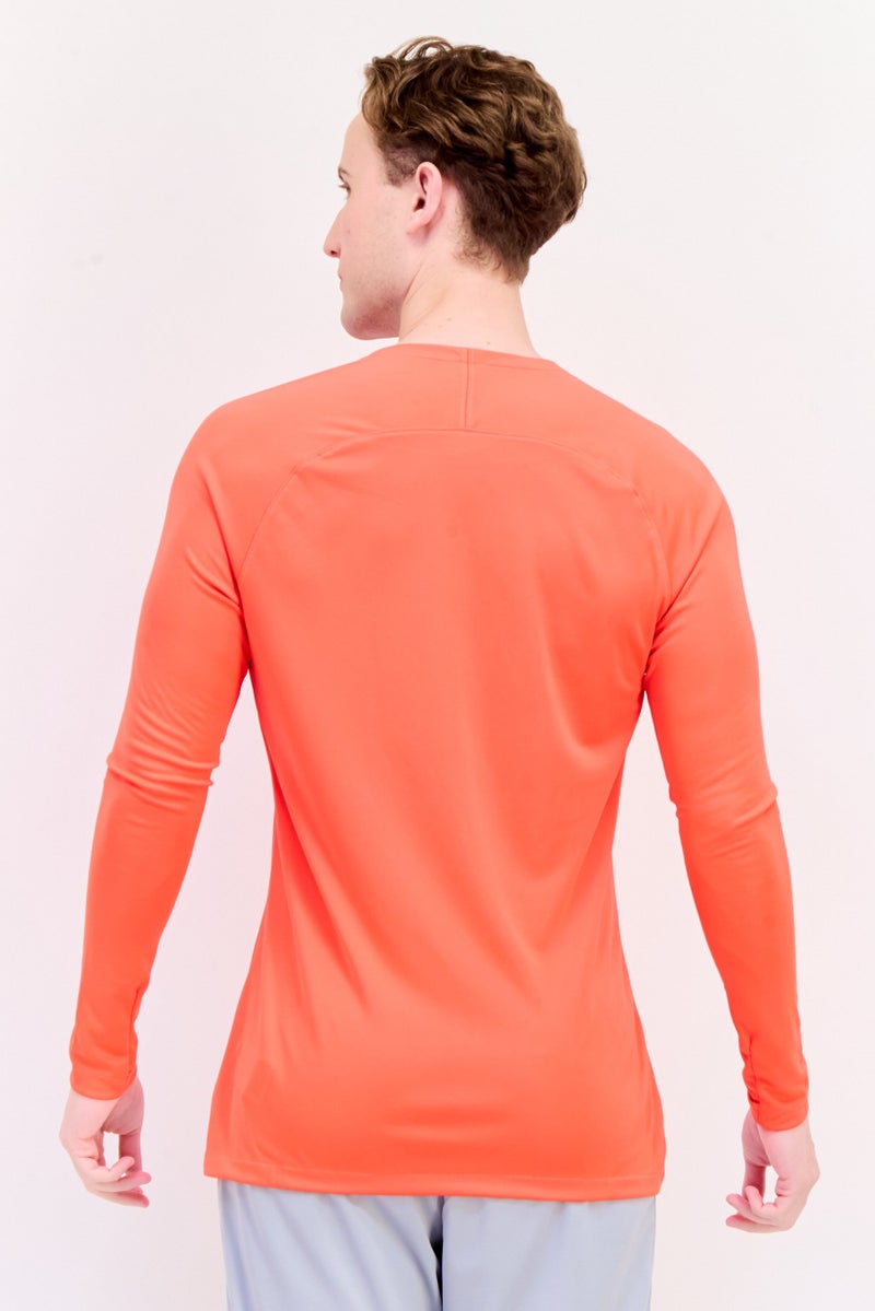Nike Men Slim Fit Long Sleeve Football Jersey, Bright Red  - Image 3
