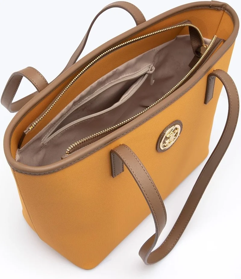 BEVERLY HILLS POLO CLUB 05BHPC8014-HR Mustard Women's Shoulder Bag