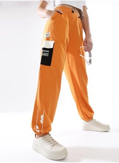 Hubberholme Women Printed Cotton Relaxed-Fit Cargo Joggers  - Image 2