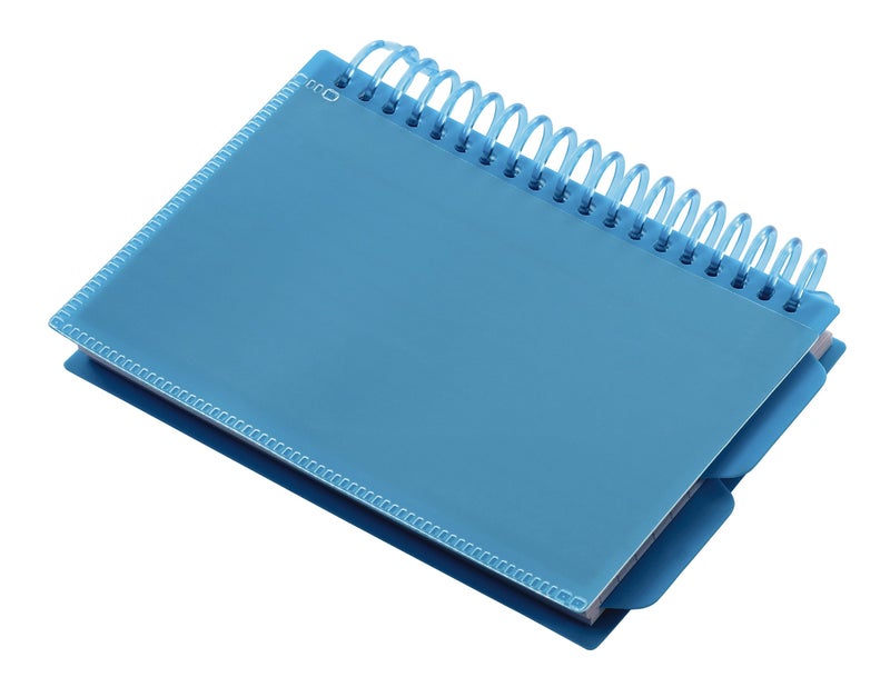 Oxford Spiral Index Cards with Poly Cover, 3" x 5", Ruled, White Cards, Cover Color May Vary, 50 Cards/Book (73138) - Image 4