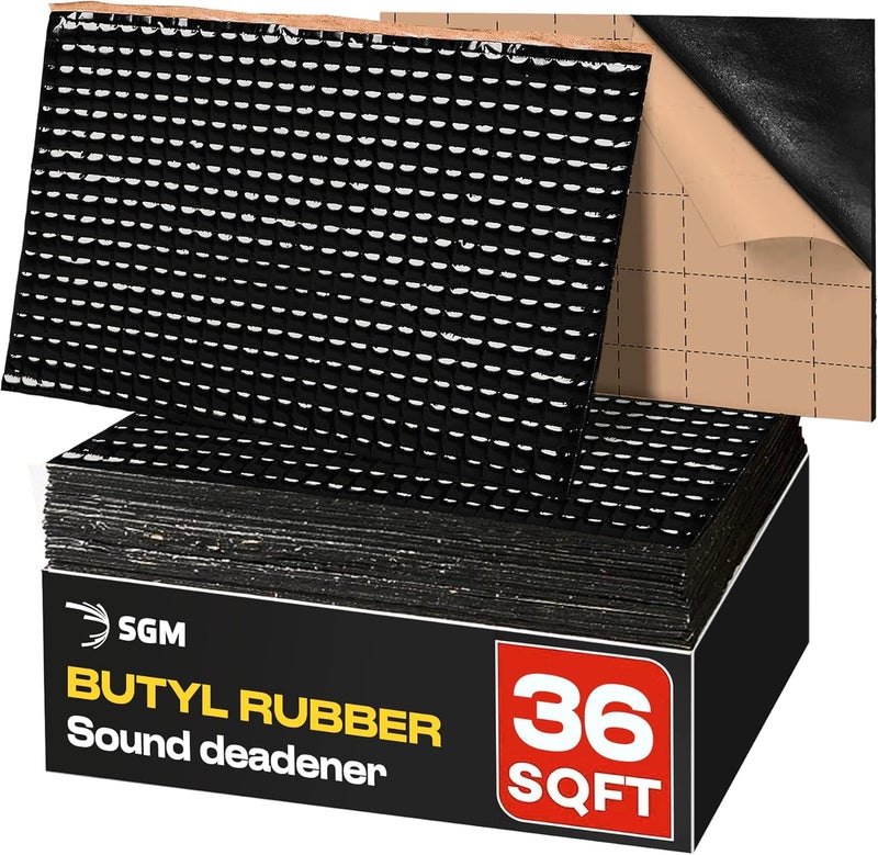 SGM Black Premium Car Sound Deadening Mat - Image 1