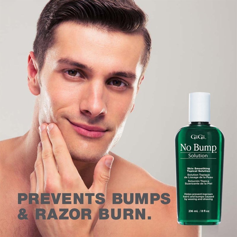 GIGI No Bump Solution - Ingrown Hair Treatment & Skin Smoothing for After Shave Waxing, Prevents Razor Bumps & Post-Waxing Irritation, 8 fl oz - Image 2