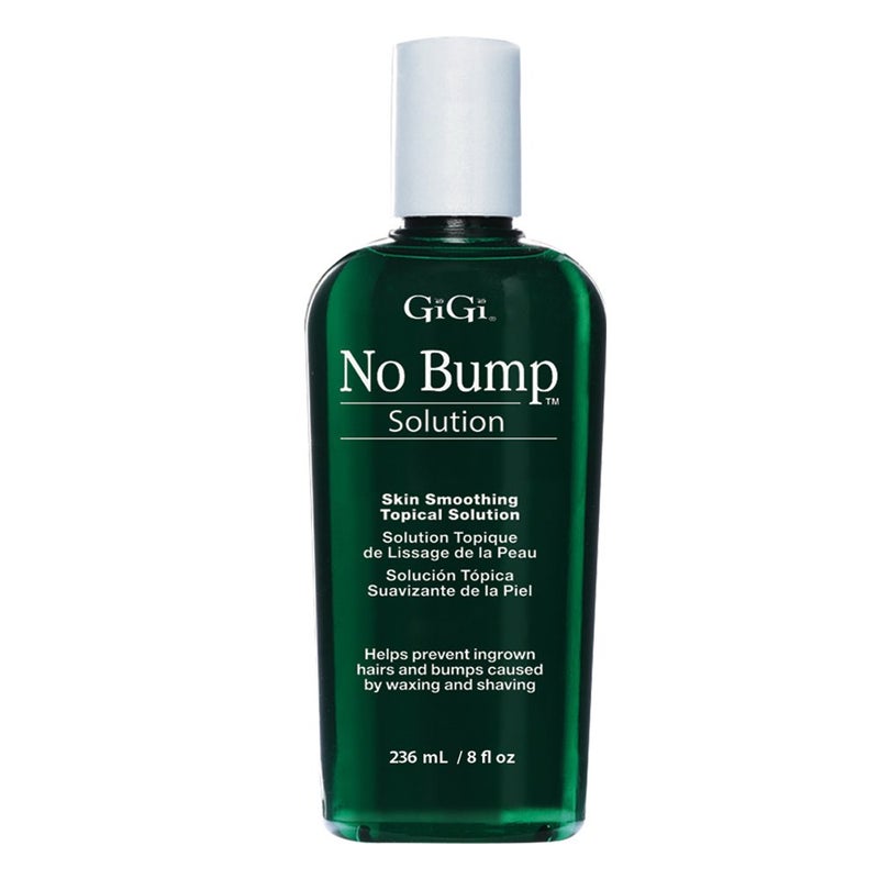 GIGI No Bump Solution - Ingrown Hair Treatment & Skin Smoothing for After Shave Waxing, Prevents Razor Bumps & Post-Waxing Irritation, 8 fl oz - Image 1