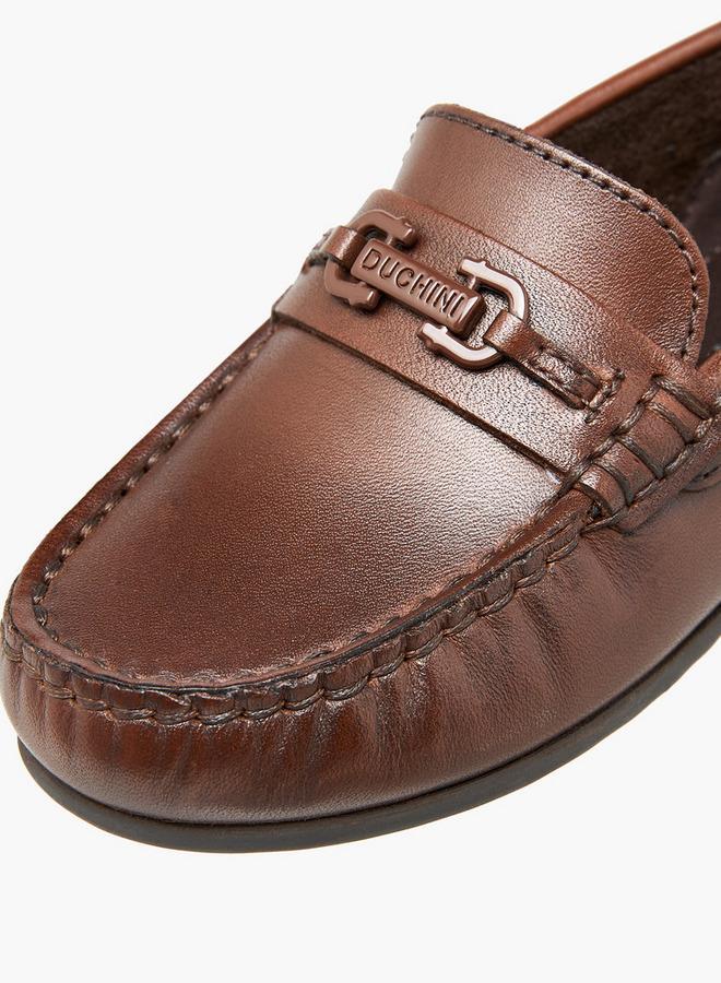 Mister Duchini Boys Metal Accent Loafers - Image 4