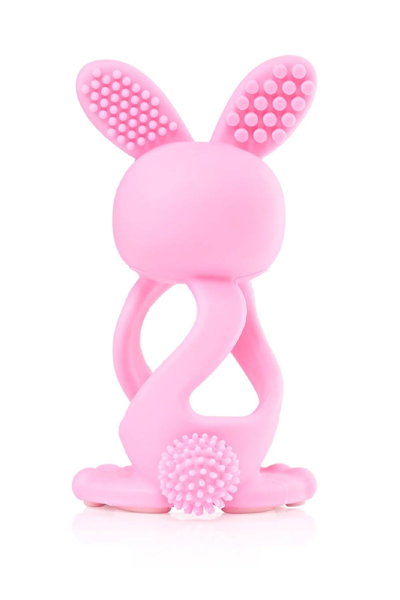 Brush-Baby Bobbie Bunny Infant Teething Toy | Soft Silicone | Hygienic & Dishwasher Safe | 0–3 Years - Image 2