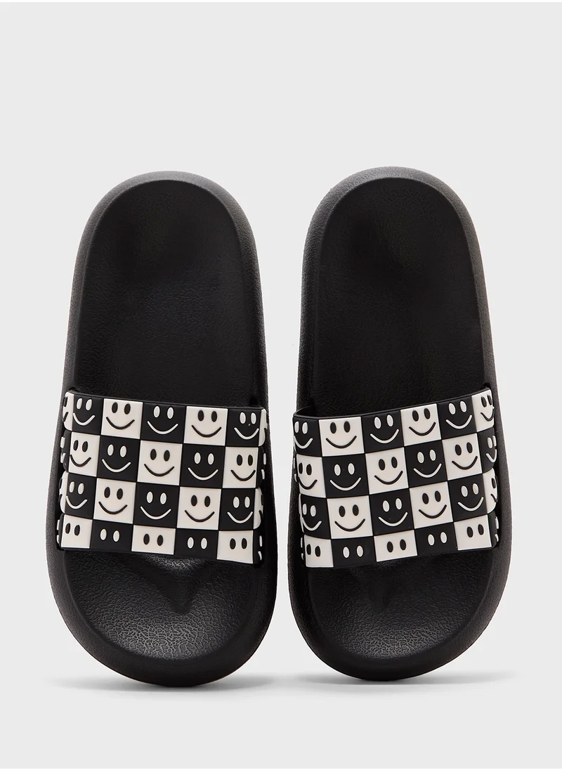 Ginger Quirkly Smiley Flipflop